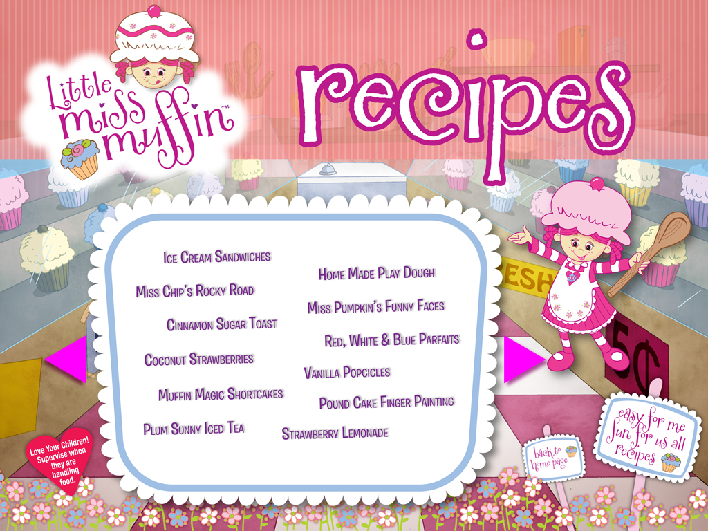 Little Miss Muffin Dolls Recipes List